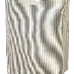 House of Quirk 52 Litre Linen Cotton Collapsible Laundry Basket For Folding Portable - Beige Grey-image-63