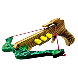Sanjary Wooden Handmade Crossbow Gun Toy for kids -Color & Design May Vary-28