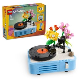 LEGO Creator 3 in 1 Record Player with Flowers Music Set 366 Pieces - 31172-25