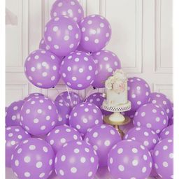 Funcart Purple Polka Dot Balloons - Pack of 50-image-28