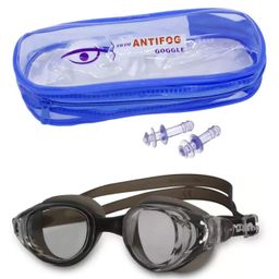 ADKD Kids Swimming Googles with Anti Fog Glasses and Earplugs for Safety (Color May Vary) image 2