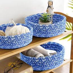 LADLI JEE Blue Set of 3 Reusable Multi-Utility Organisers image 5
