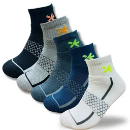 WROGNUnisex Pack Of 5 Assorted Ankle-Length Cotton Socks-54