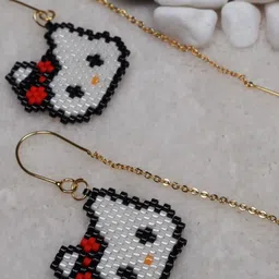 Threads & Beads Women Multi Earrings-image-42