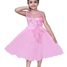 Miss & Chief Net Fit & Flare Dress-image-87
