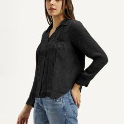 Levi's Black Cotton Regular Fit Shirt-picture-0