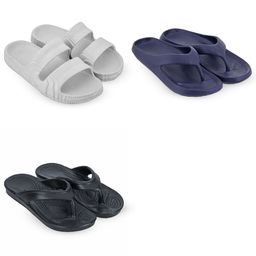 Feel alive Men Set Of 3 Self Design EVA Casual Thong Flip Flops-picture-23