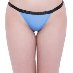 La Intimo Blue Thong Panty-image-91