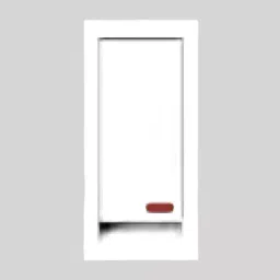 GreatWhite 1 Way Switch with Indicator Evo Modular 10 A Rating in White Color and Plastic Body, 23111-WH (Pack of 20)-7