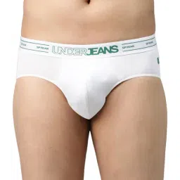 UnderJeans by Spykar White Briefs-image-84