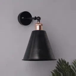 Homesake Black Edison Guard Cone Shade Wall Lamp - Set of 1-image-62