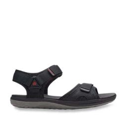 Clarks Men's Step Beat Black Floater Sandals-image-79