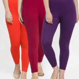 Gracit Multicolor Regular Fit Leggings-picture-19