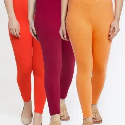 Gracit Multicolor Regular Fit Leggings-picture-17