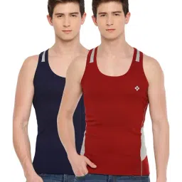 Dollar Bigboss Blue & Red Sleeveless Vest (Pack of 2)-image-43