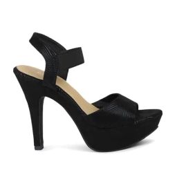 Inc.5 Women's Black Ankle Strap Stilettos-picture-27