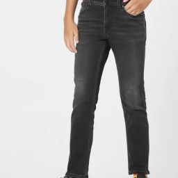 Jack & Jones Junior Dark Grey Solid Jeans-image-64