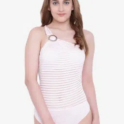 La Intimo Pink Stripes Summersass Monokini Swimsuit-image-81