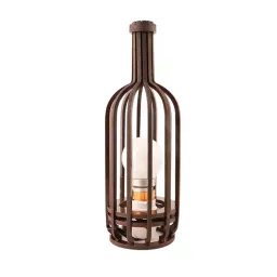 Welit Handicrafts Bottle Shape Wooden Table Lamp TL-05-25