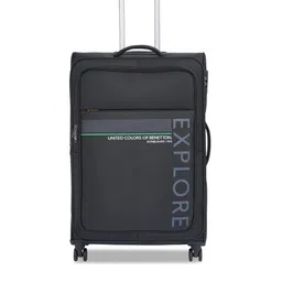 United Colors of Benetton Unisex Garret Plus Printed Soft-Sided Large Trolley Bag-picture-38