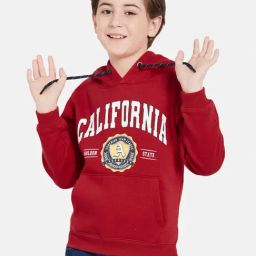 Octave Kids Red Graphic Print Full Sleeves Sweatshirt-image-15