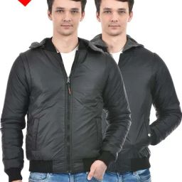 Lawman Pg3 Black Regular Fit Reversible Jacket-image-24