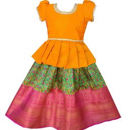 BAESD Embellished Puff Sleeve Jacquard A-Line Dress-image-39
