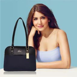 Lavie Navy & Black Color Block Shoulder Handbag-picture-43