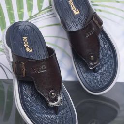 Leap7X by Liberty Men's Dark Brown Thong Sandals-picture-42