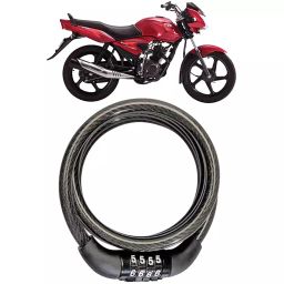 Cartronics 4 Digit Password Bike Number Lock for TVS Jive-1