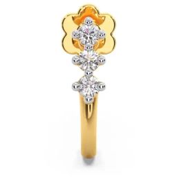 Candere by Kalyan Jewellers 18k Yellow Gold and Diamond Nosepin for Women-image-97