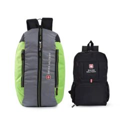 Swiss Military Grey Large Combo of Backpack with Laptop Backpack-picture-3