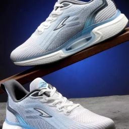 Asian Men's White Running Shoes-image-12