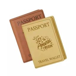 FEDUS Premium Advent Passport Holder Faux Leather Yellow & Brown, RFID Protected Travel Accessories-39
