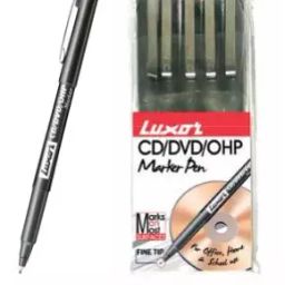 Luxor 968/969 OHP Permanent Marker Red Pack of 5-36