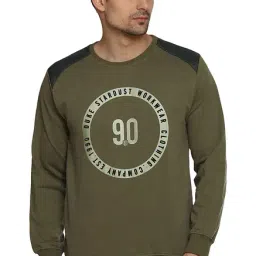 Duke Olive Regular Fit Sweatshirt-picture-29