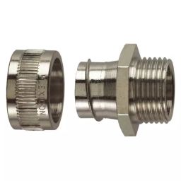 Flexicon Fixed External Conduit Fitting 32mm Nominal Size M32 Nickel Plated Brass IP40 Rating, FU32-M32-M (Pack of 2 Pcs)-image-17