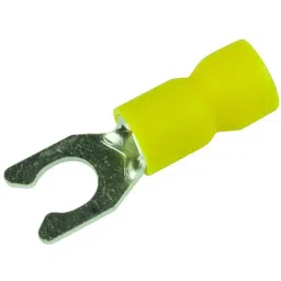 MULTICOMP PRO Spade Crimp Terminals TERMINAL, SPADE/FORK, #10, CRIMP, YELLOW, MC29429 (Pack of 50)-picture-10