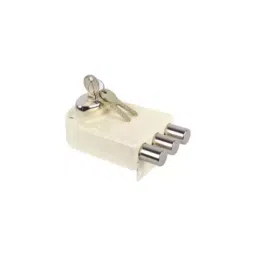 Europa 20 mm 14 Pin Dimple Key Ivory Nickel Door Lock, 8123IN-picture-41