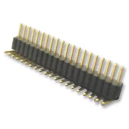 MULTICOMP PRO Pin Headers HEADER, 1 ROW, R/ANGLE, 20WAY, 2206RPA-20G (Pack of 5)-12