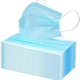 Swaggers 3 Layer Disposable Protection Mask Face Mask Nose Mask Dust Mask surgical mask (Pack of 50)-picture-44