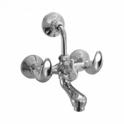 PLUMBER Telephonic Wall Mixer with L Shaped Tubular Bend Set for Overhead Shower, SLR-5100-LB-picture-14