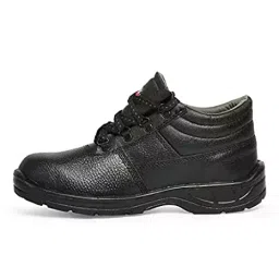 Rockland Steel Toe Safety Shoes High Ankle Leather Black Size UK 9-image-44