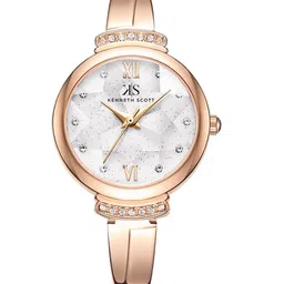KENNETH SCOTT Women Embellished Dial & Bracelet Style Straps Analogue Watch K22522-RBKW-picture-8
