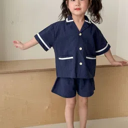 LULU & SKY Unisex Kids Shirt with Shorts-image-98