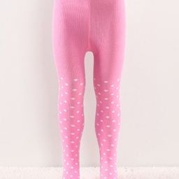 Cutewalk by Babyhug Anti Bacterial Tights Diamond Design - Pink-image-35