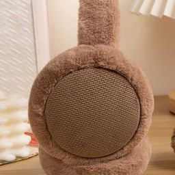 SYGA Solid Foldable Winter Earmuffs - Khaki-image-42