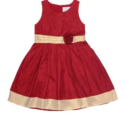 YOUNG BIRDS Girls Sleeveless Fit & Flare Dress-27