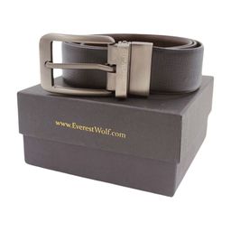 Everestwolf Men Textured Leather Formal Belt-image-95