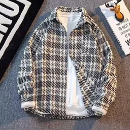 HERE&NOW Men Spread Collar Checked Casual Tailored Jacket-11